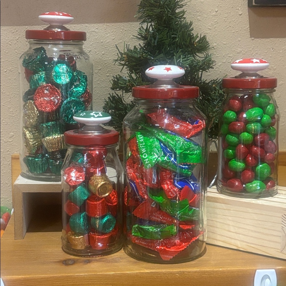Holiday Candy Jars